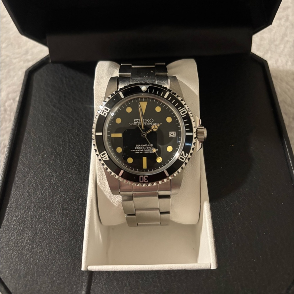 Custom Mod Watch “Sea-Dweller” Great White Automatic Watch